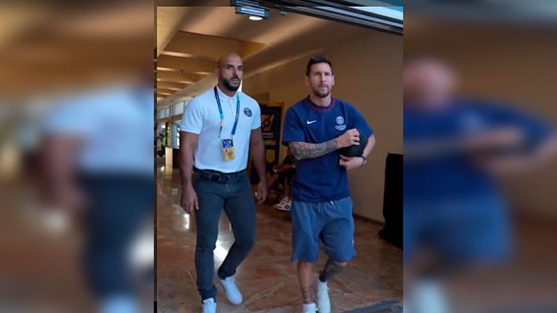 Suspenden y multan al guardaespaldas de Messi, Yassine Cheuko, por agredir a juvenil del Atlas en la Leagues Cup  