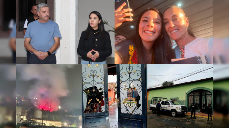 Crimen va por políticos de Queréndaro, Michoacán: Ya quemaron casa de la Alcaldesa, balearon dos veces la del síndico y atacaron la Presidencia 