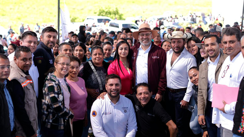 Bedolla arranca programa de vivienda de Sheinbaum; se construirán 57 mil casas en Michoacán 