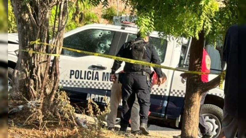Emboscan a policías en Presa del Rosario, zona de alto riesgo en Apatzingán, Michoacán 