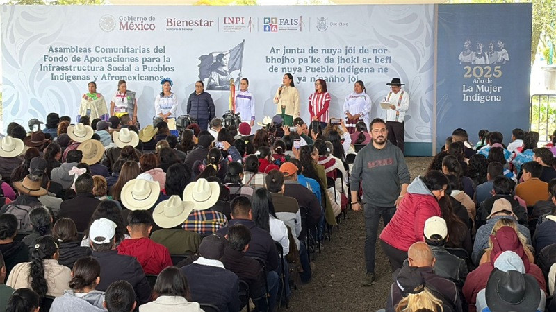 Claudia Sheinbaum destinará más de 12 mil millones de pesos a pueblos indígenas de Querétaro 