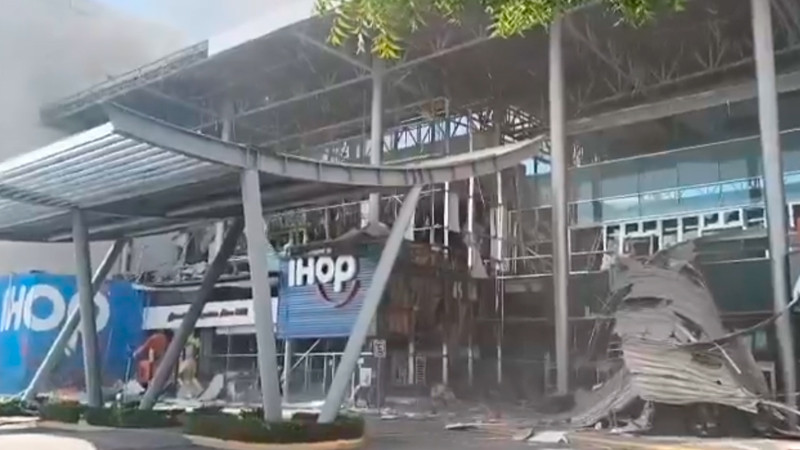 Explosión en plaza comercial de Tabasco deja 14 heridos 