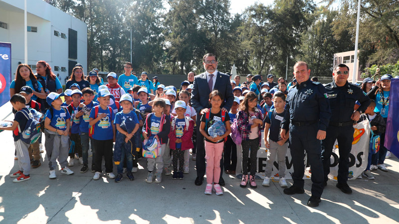 Inicia la SSP Michoacán curso de verano infantil "Jugando y Aprendiendo con mi Policía" 