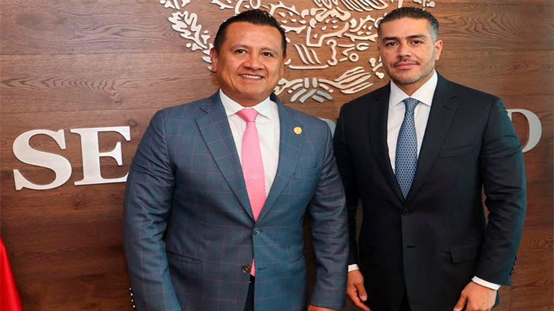 Acuerdan García Harfuch y Torres Piña colaboración total en estrategia de seguridad y justicia para Michoacán 