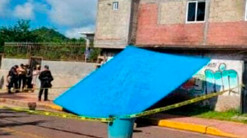 En Tiquicheo, Michoacán muere joven al caer de la azotea de su vivienda 