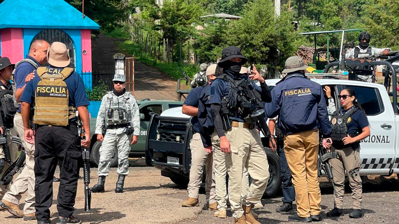 Implementan operativo interinstitucional en la zona de Mil Cumbres, en Morelia, Michoacán 