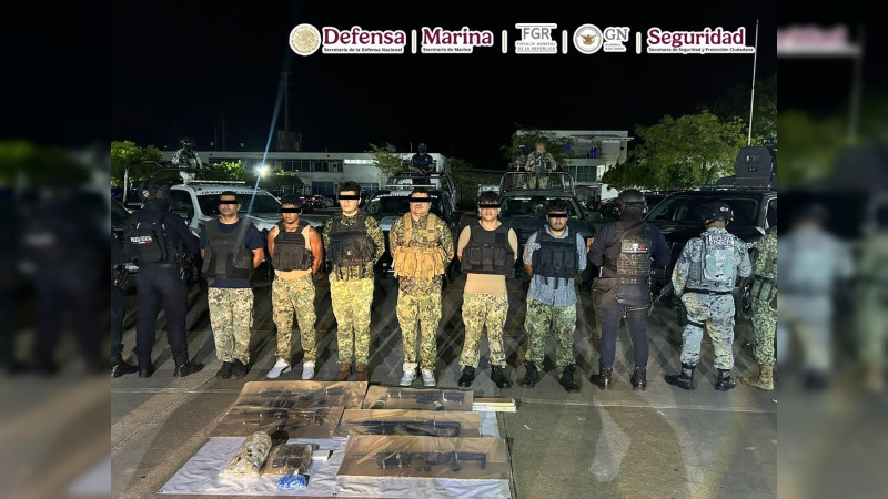 Detienen a seis presuntos extorsionadores en Tabasco como parte de Estrategia Nacional 
