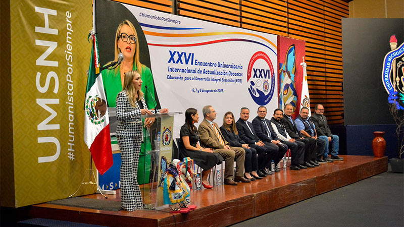 UMSNH apuesta a la formación continua del personal académico; inicia el XXVI Encuentro Internacional de Actualización Docente 