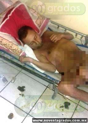 Localizan cadáver desnudo de un hombre en vivienda de Apatzingán, Michoacán - Foto 1 