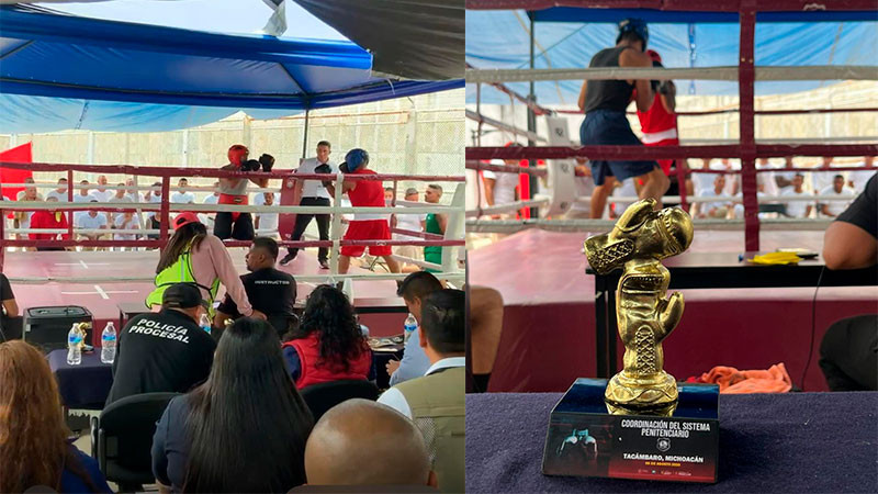 Arranca en Tacámbaro, torneo de boxeo que llegará a 11 penales de Michoacán 