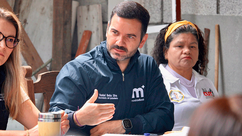 Yankel Benítez acompaña a vecinos de colonia Ríos Mexicanos en gestiones ante CFE 