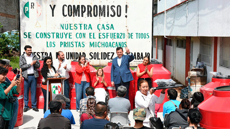 Por desorden, Morelia pasó de ser una ciudad sin problemas de agua a la escasez del vital líquido: Memo Valencia 