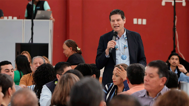 Michoacán nos necesita a todos: Alfonso Martínez a CANACO Zacapu 