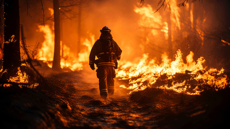 Dos días de Incendio en California; piden evacuar por rápido avance de las llamas 