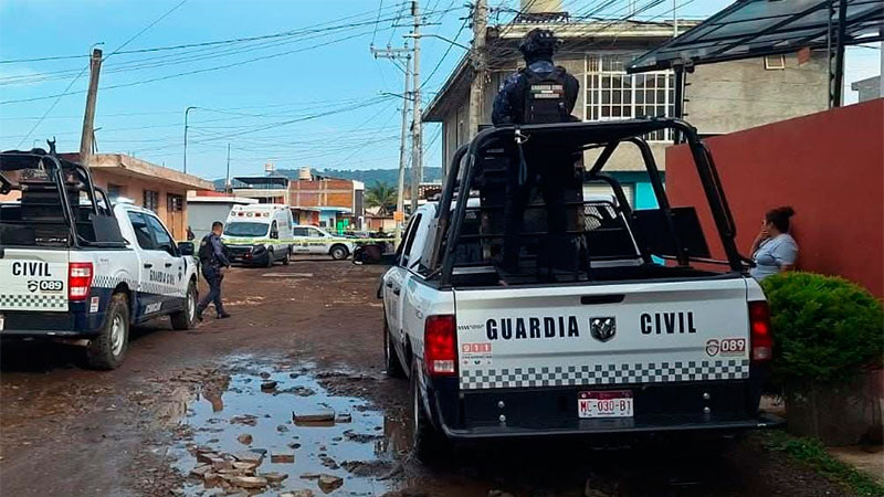 Ultiman a tiros a un individuo en la colonia La Isla de Uruapan, Michoacán  