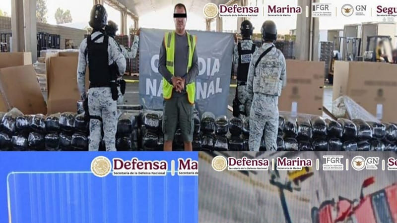 Aseguran 1.9 toneladas de estupefacientes en la Garita de Tijuana, Baja California 