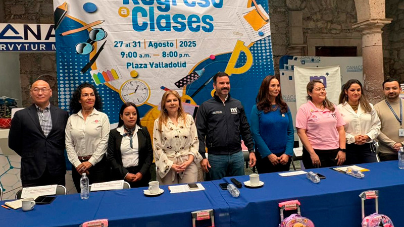 Invita Gobierno de Morelia a la Expo ‘Regreso a Clases’ 