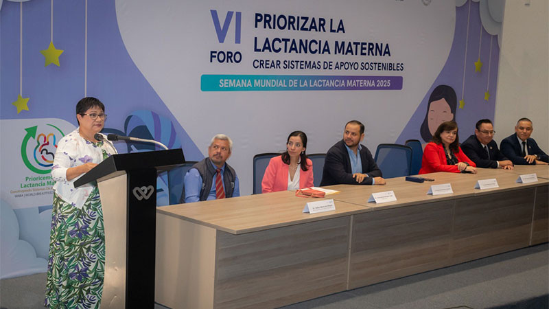 Inaugura Secretaría de Salud de Querétaro Foro de Lactancia Materna 