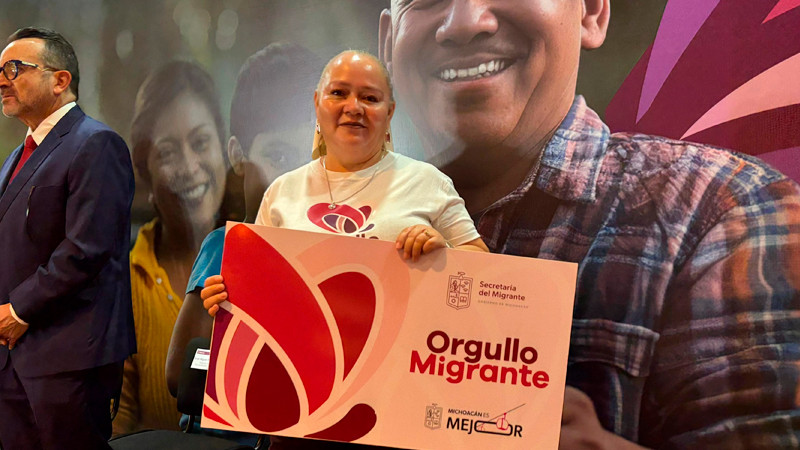 Presenta SeMigrante tarjeta “Orgullo Migrante”, beneficios para familiares que radican en Michoacán 