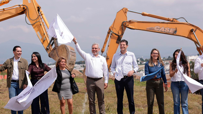 Arranca Bedolla ampliación de la avenida Amalia Solórzano oriente, en Morelia 