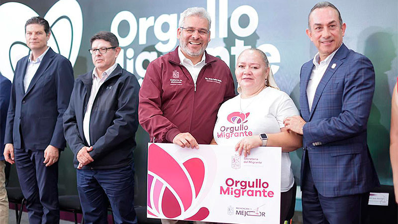 Bedolla y Federación unen esfuerzos por la comunidad migrante 