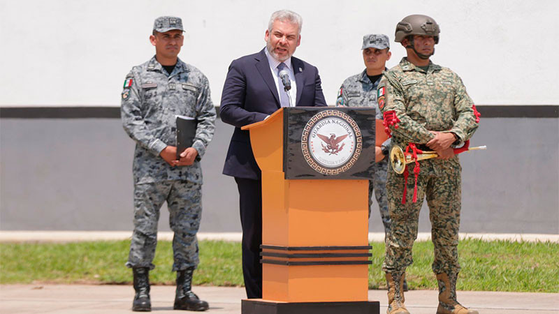 Llama Bedolla a mantener coordinación en seguridad; sigue a la baja homicidio doloso 