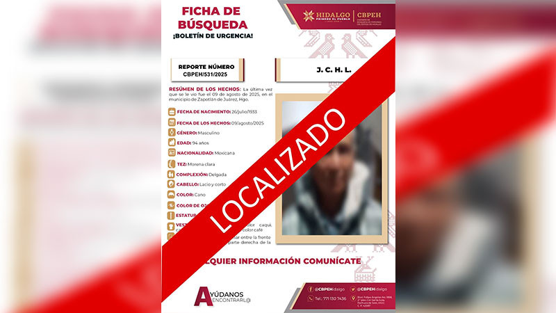 Localizan en una cisterna el cuerpo de un adulto mayor que estaba desaparecido en Hidalgo