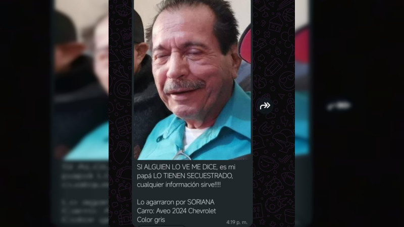 Secuestran a padre de familia en Uruapan, Michoacán: Se lo llevaron con todo y su auto 