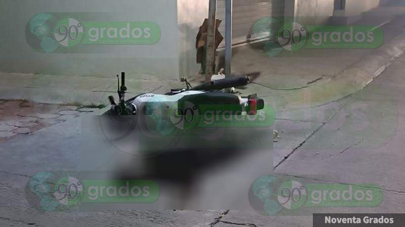 Iba a bordo de su motocicleta cuando lo privaron de la vida: entre 15 y 20 años el joven acribillado en Zamora