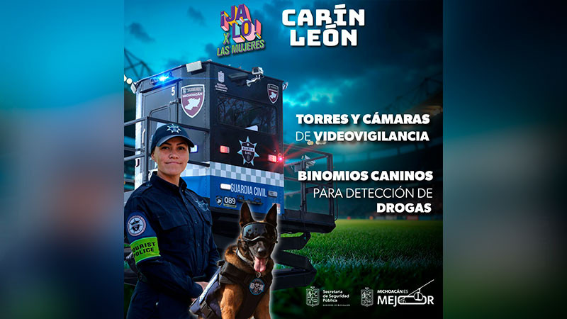 ¡A disfrutar sin preocupaciones! Listo operativo para ver a Carin León: SSP 