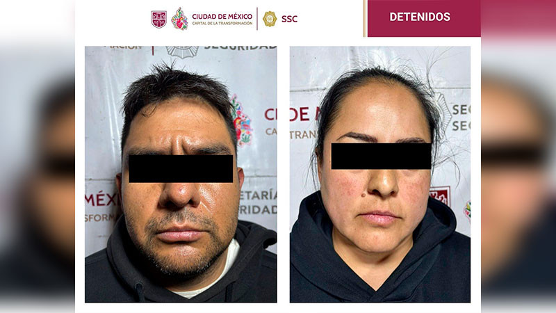 Caen dos miembros de “La Unión Tepito”; se les acusa de controlar estacionamientos de la vía pública y  venta de sustancias ilícitas  