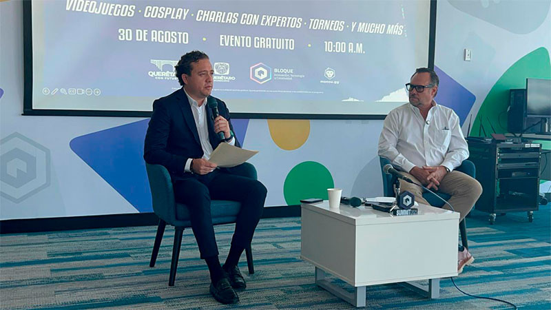 El 30 de agosto, Día Mundial del Videojuego, el Centro de Innovación y Tecnología Creativa BLOQUE será sede de un evento único a nivel nacional conocido como “Queretagaming”; indicó Rodrigo Ruíz Ballesteros 