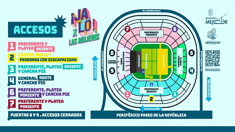 Conoce los accesos al Estadio Morelos para el concierto de Carin León 