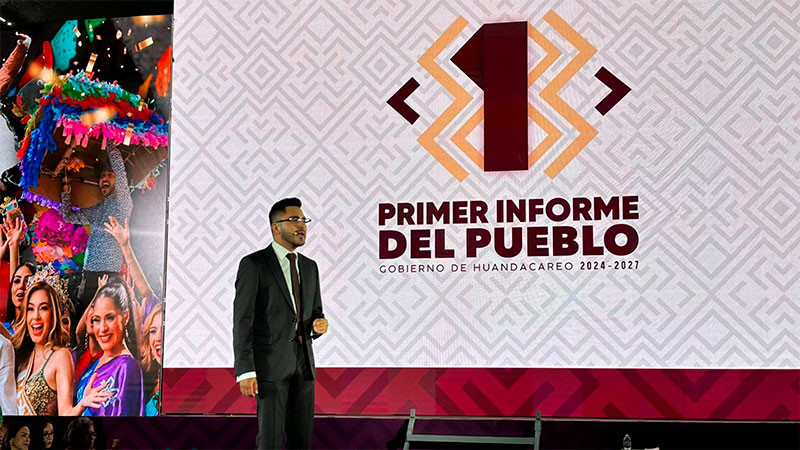 Entrega Alexis Velázquez su primer informe de gobierno 