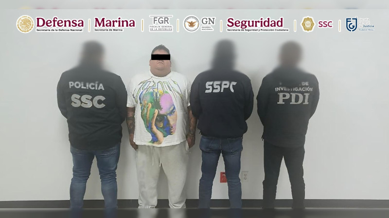 Detienen en el Estado de México a presunto homicida vinculado a célula delictiva 