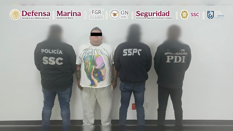 Detienen en Edomex a presunto integrante de célula criminal vinculado a homicidio y feminicidio 