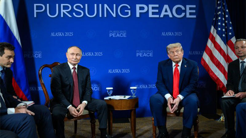 Califican como productivas las negociaciones entre Trump y Putin 