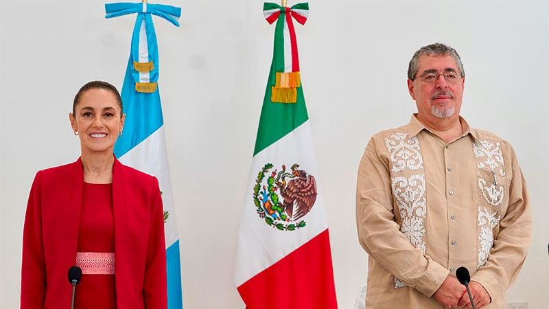 Relación entre México y Guatemala es un ejemplo de lo que se puede lograr cuando existe voluntad política, respeto mutuo y amor al pueblo: CSP 