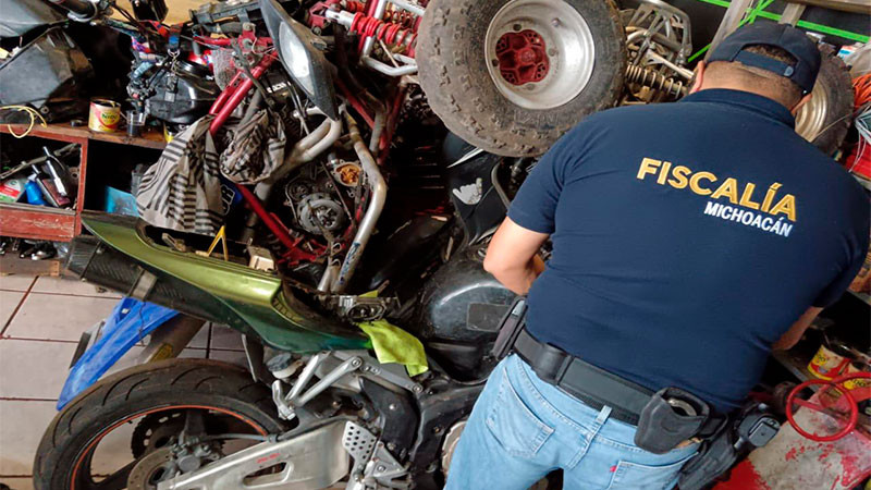 En Maravatío, Michoacán aseguran cuatro unidades con alteraciones en sus medios de identificación 