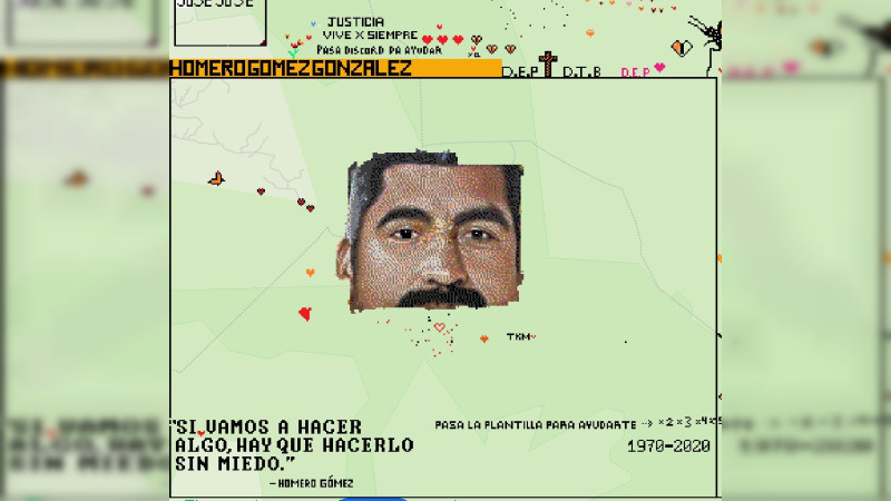 Legado de Homero Gómez, el Defensor de la Monarca, se convierte en protesta digital global: Plasman su memoria en arte digital