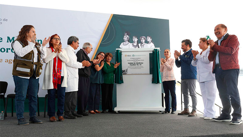 Inaugura Claudia Sheinbaum Unidad Médica Familiar del IMSS en Ecatepec, Estado de México  