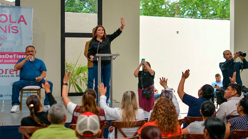 Celebra Fabiola Alanís éxito de jornada de organización de Morena  