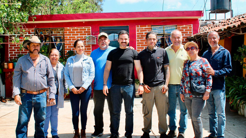 Yankel Benítez refrenda cercanía del Ayuntamiento con las comunidades de Morelia 