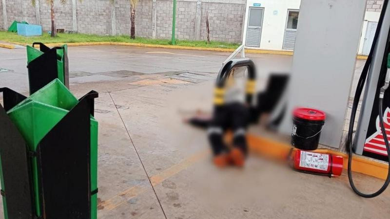 Muere despachadora de gasolina tras ser atropellada en Ario de Rosales, Michoacán