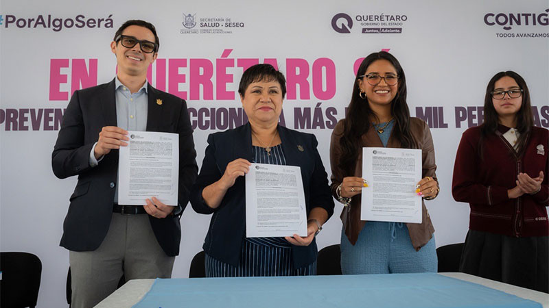 CECA y COBAQ unidos por la salud mental y la prevención de adicciones 