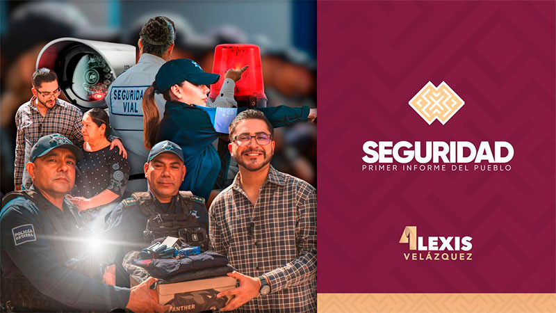 Alexis Velázquez consolida a Huandacareo como uno de los municipios más seguros de Michoacán 