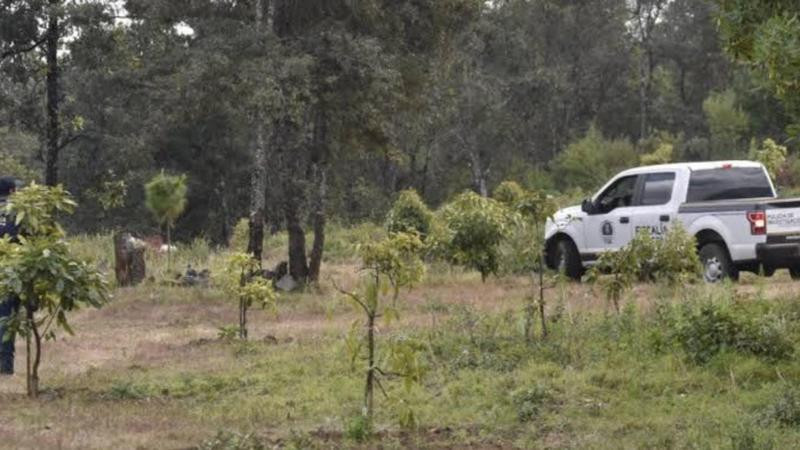 Hallan cadáveres inhumados clandestinamente en huerta de aguacate de Ziracuaretiro, Michoacán 