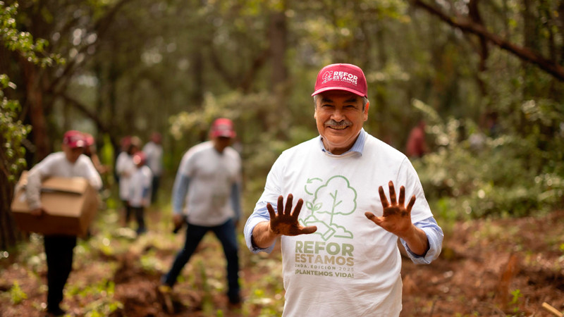 Convoca Raúl Morón a michoacanos a unirse y preservar el medio ambiente 