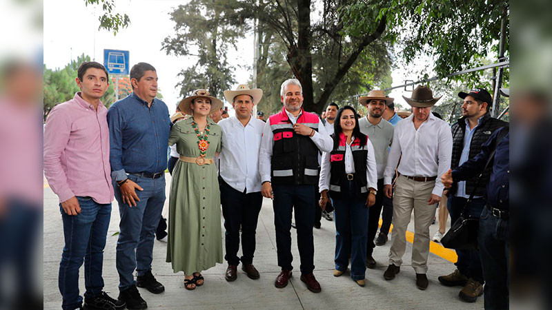 Supervisa Bedolla segunda fase de obras en Paseo de la Revolución, en Uruapan 
