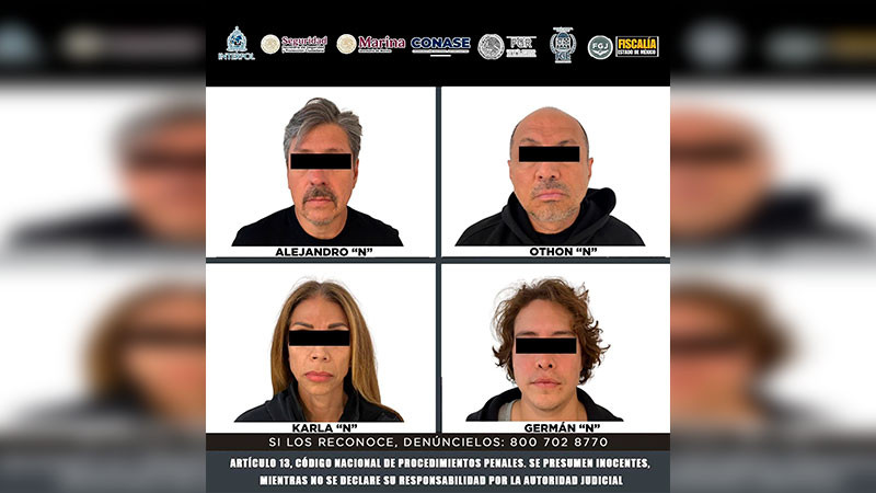 Esposa e hijo de Lord Pádel ingresaron al penal de Barrientos; Los 4 fueron vinculados a proceso  